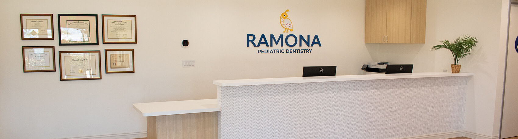 Ramona Pediatric Dentistry front desk